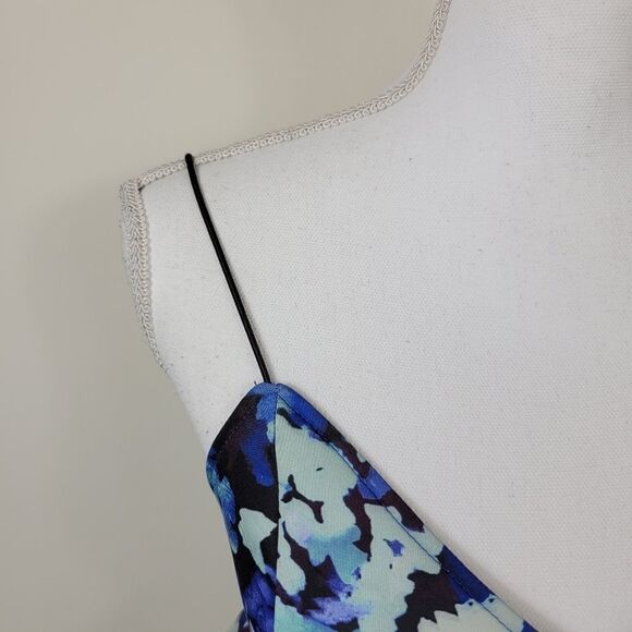 NWT Urban Outfitters Silence + Noise Floral Crop Top. Blue S#012 - Picture 9 of 13